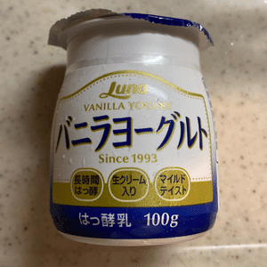 バニラヨーグルト